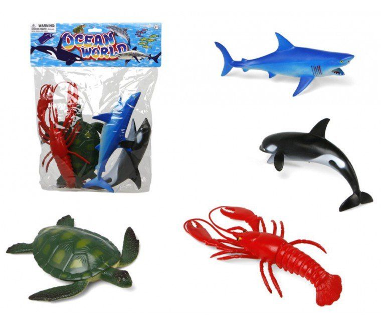 animales mar plastico