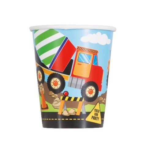 8 gobelets en carton chantier 266 ml 321739