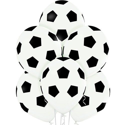 Globos futbol latex 6 Unidades