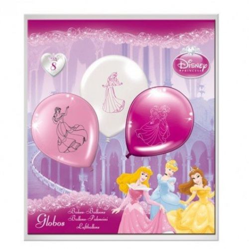 globos princesas 8 uds