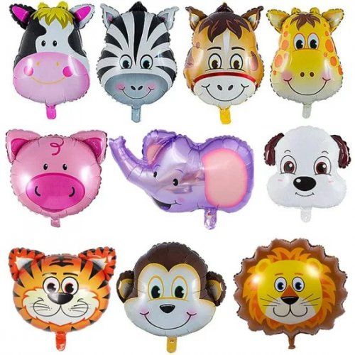 Custom Cartoon Jungle Animal Hea