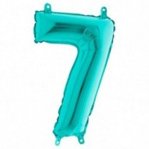 globo numero 7 tiffany 36cm