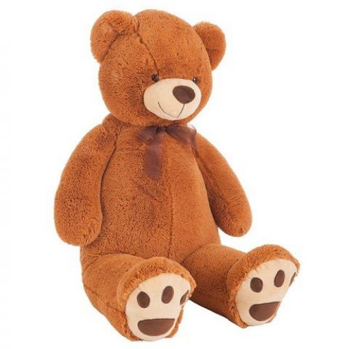 oso de peluche gigante 100 cm marron oscuro