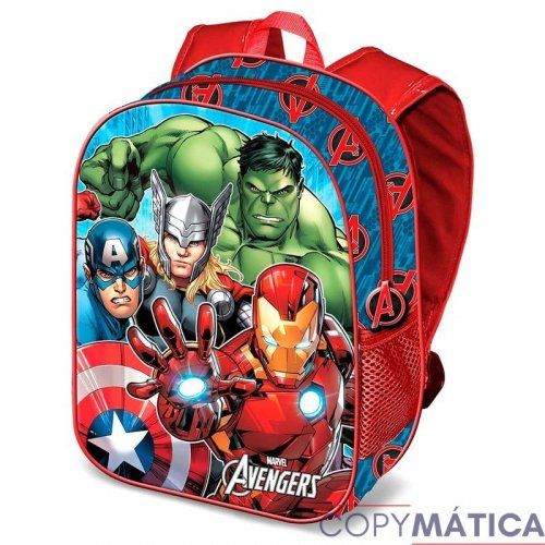 MOCHILA INFANTIL AVENGERS 31CM