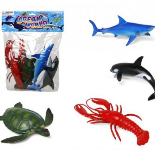 animales mar plastico