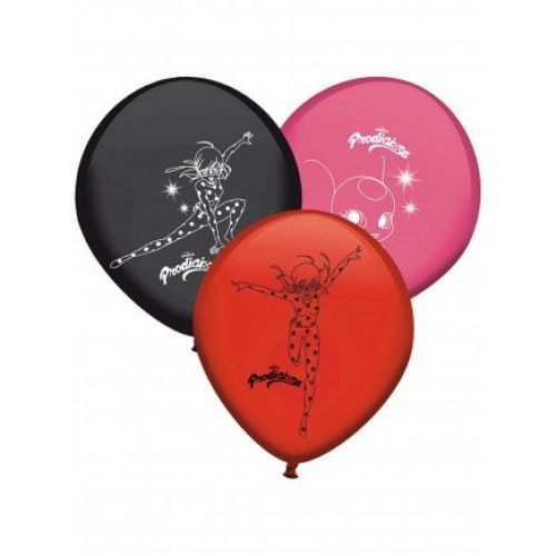 8 globos de Ladybug 5