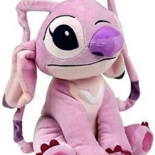 Peluche Angel Extraterrestre Rosa Stitch 45cm Gigante Original