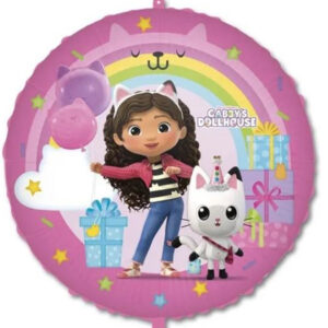 0052444_globo-la-casa-de-munecas-de-gabby-con-cinta-y-peso-45cm Globo Redondo Casa muñecas Gaby