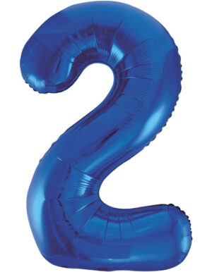 Globo Foil Número 2 Azul