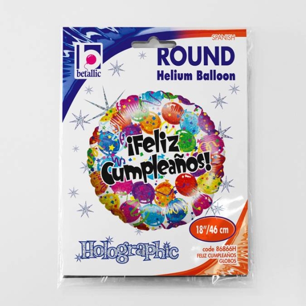 Globo Redondo Feliz Cumpleaños