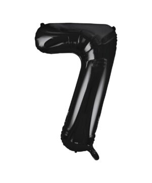 Globo Foil Número 7 Negro