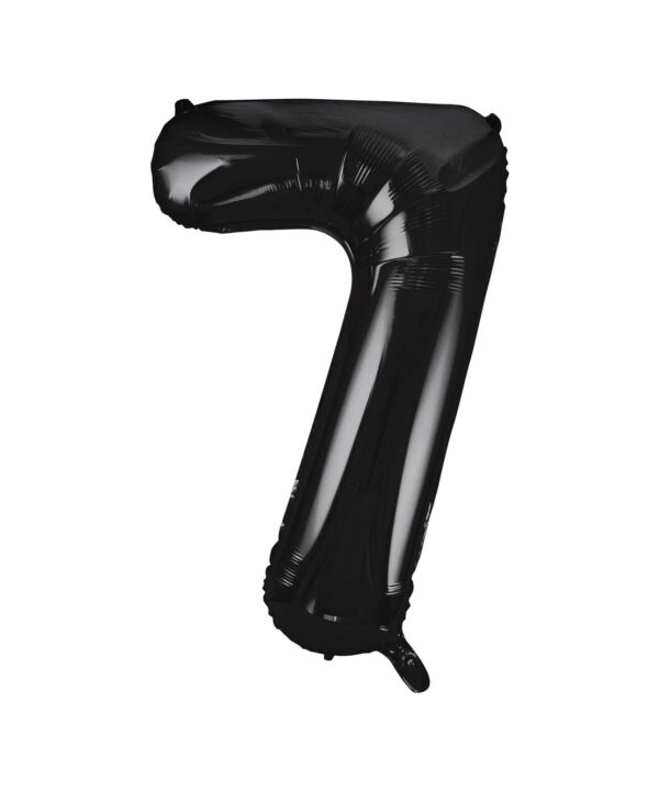 Globo Foil Número 7 Negro