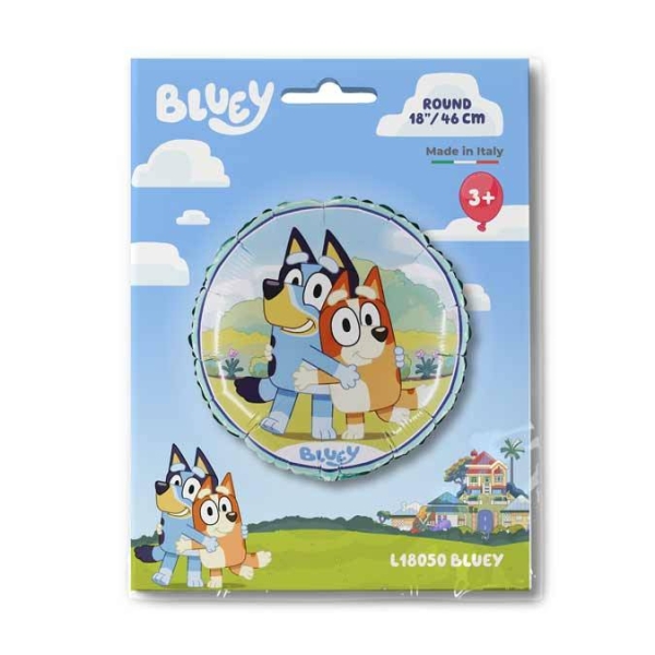 61313 Globo Redondo Bluey y Bingo