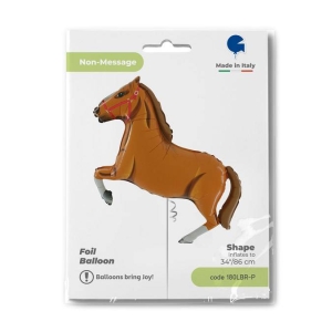 Globo Caballo marrón