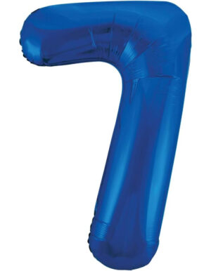Globo Foil Número 7 Azul