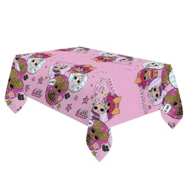 Mantel_LOL_Surprise Mantel de mesa LOL Glitterati, plástico, 120x180 cm
