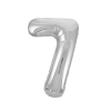 Globo Foil Número 7 Plata