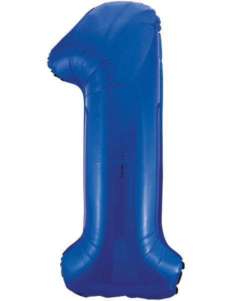 Globo Foil Número 1 Azul