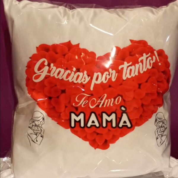 Cojín gracias por tanto te amo Mamá
