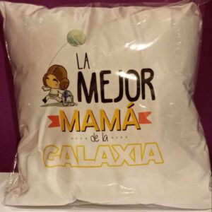 Cojín la mejor mamá de la galaxia