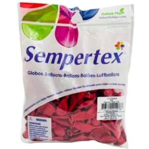 Globos latex 50 unidades Rojo