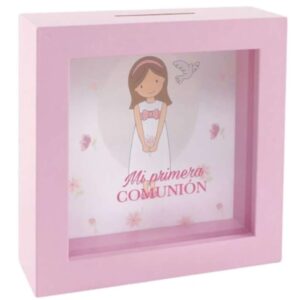 Hucha primera comunión niña