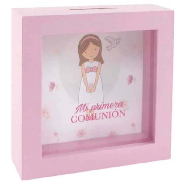 Hucha primera comunión niña