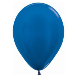 azul real metal Globos Látex biodegradables 50 uds Metal Azul