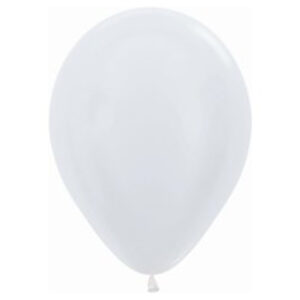 blanco metal Globos latex biodegradable Metal Blanco 50 uds Sempertex
