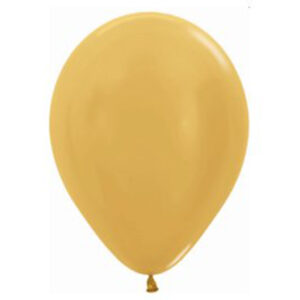 dorado Globos Látex biodegradables 50 uds Metal Dorado