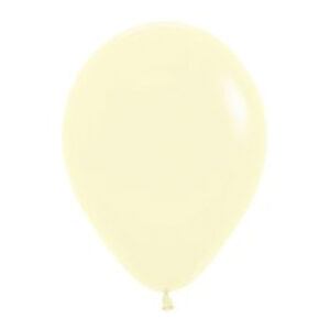 pastel amarillo Globos latex biodegradable 50 uds Amarillo Pastel Mate Sempertex