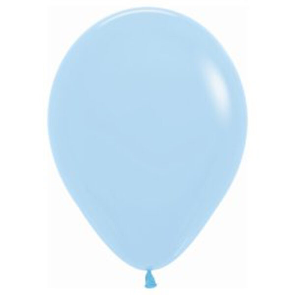 pastel azul Globos latex biodegradable 50 uds Azul Pastel Mate Sempertex