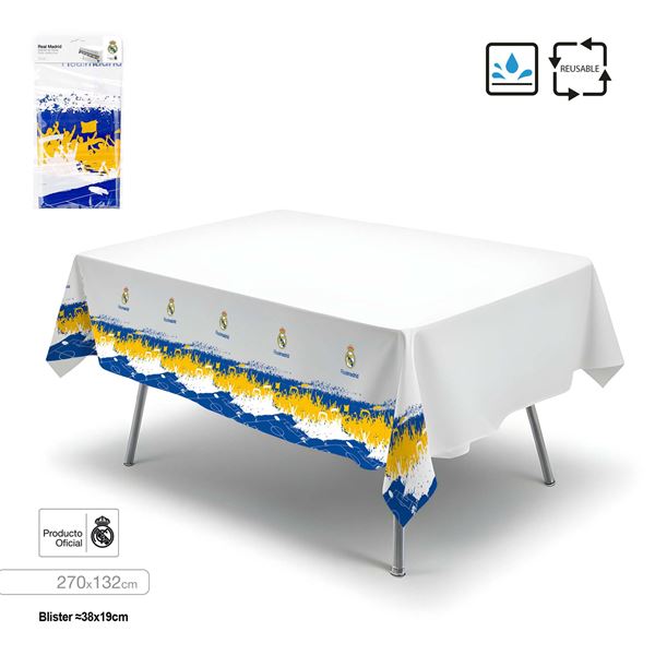 0062078_mantel-real-madrid-270132cm_600 Mantel de mesa Real Madrid 274x137 cm
