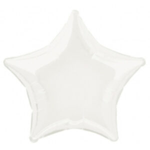 Globo estrella Blanca 51cm Empacado