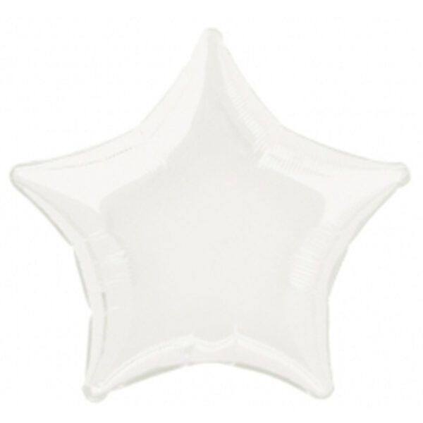 Globo estrella Blanca 51cm Empacado