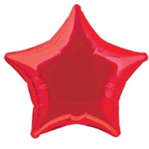 Globo estrella Roja 51cm Empacado