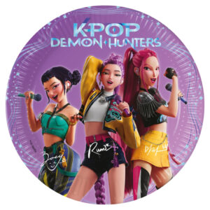 8 platos papel 20cm K-POP