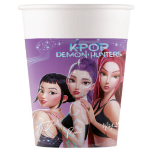 8 Vasos papel 200 ml K-POP