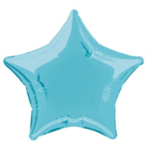 Globo estrella Celeste 51cm Empacado