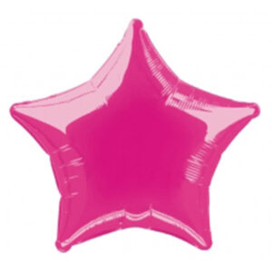 Globo estrella Fucsia 51cm Empacado