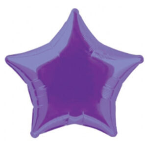 Globo estrella Morada 51cm Empacado