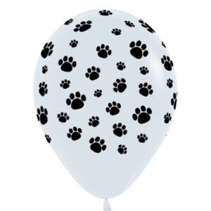 Globos latex 6 uds Huellas de Perro