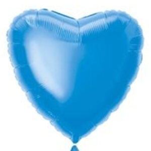 Globo Corazon Azul 45cm