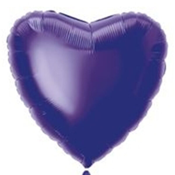 Globo Corazon Morado 45cm