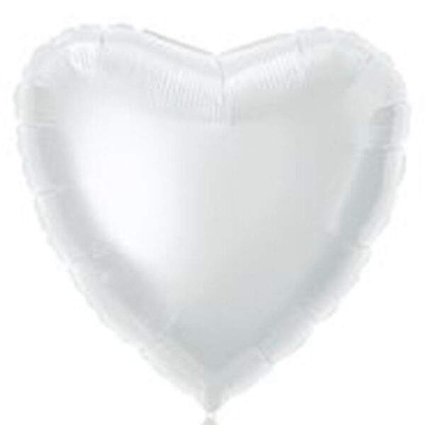 Globo Corazon Blanco 45cm